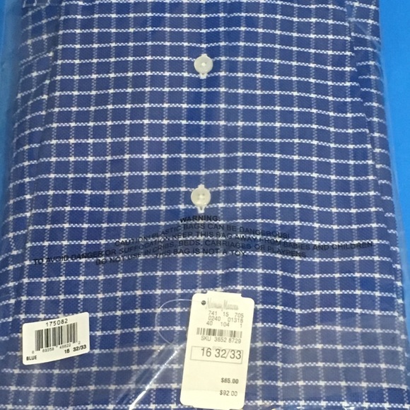 SOLD!!! Neiman Marcus Trim Fit Dress Shirt NWT - Picture 6 of 7